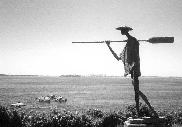 Lindsay Daen Lindsay Daen Bronze Sculpture The Fisherman larger