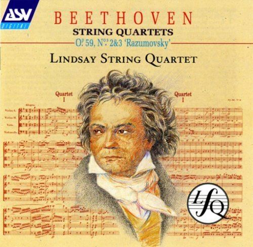 Lindsay String Quartet Ludwig van Beethoven Lindsay String Quartet The Lindsays