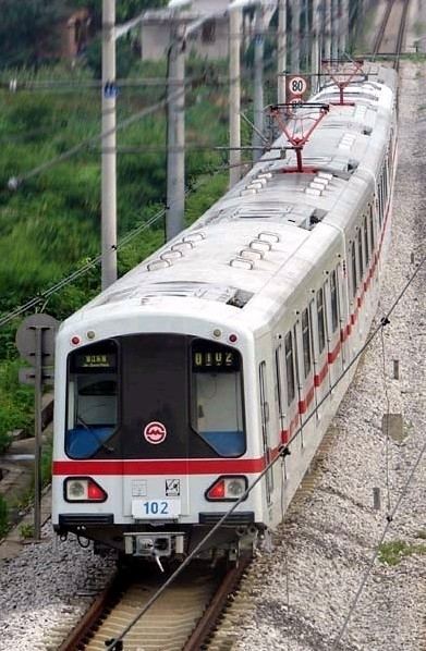 Line 1, Shanghai Metro Shanghai Metro Line 1 No 102Products CenterMass Transit Vehicles