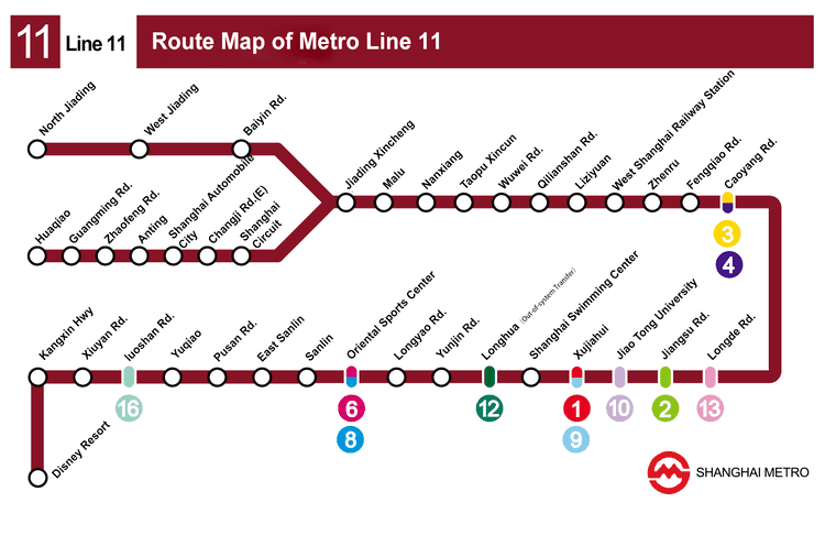 Line 11, Shanghai Metro Shanghai Metro