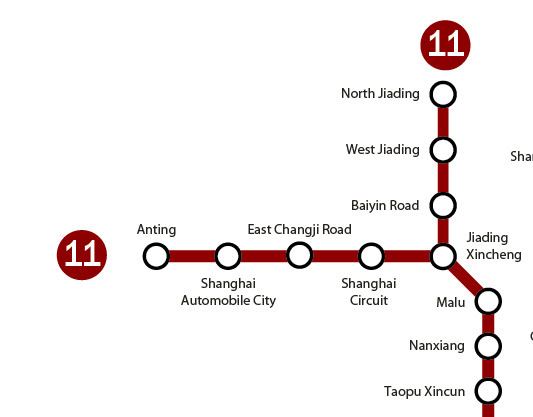 Line 11, Shanghai Metro East Changji Road station opens on Shanghai Metro Line 11 the