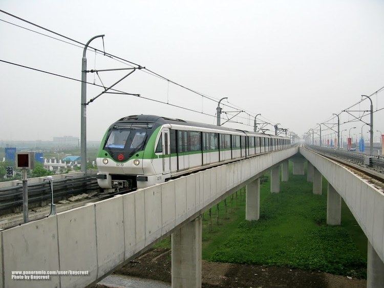 Line 2, Shanghai Metro Panoramio Photo of 2AC17BShanghai