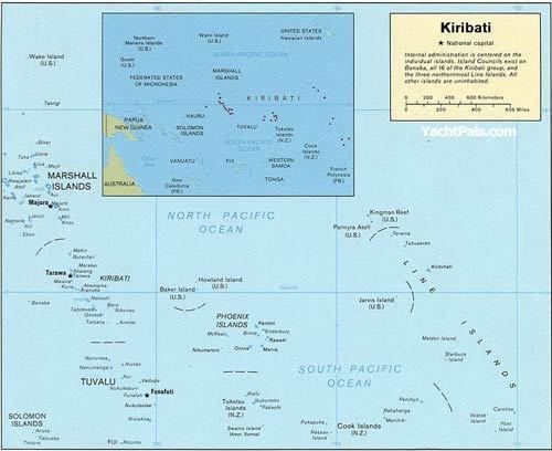 Line Islands KIRIBATI and US Line Islands Cruising Guide YachtPalscom