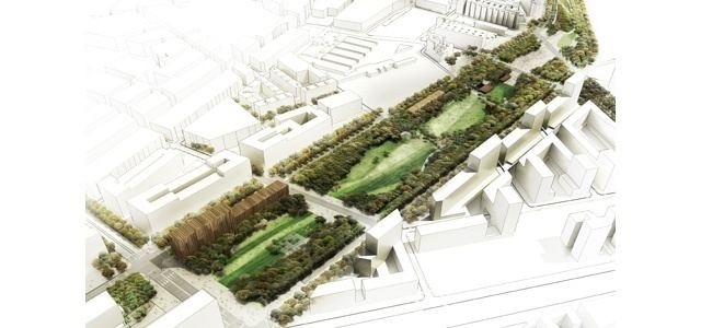 Linear park West 8 Urban Design amp Landscape Architecture projects Sagrera