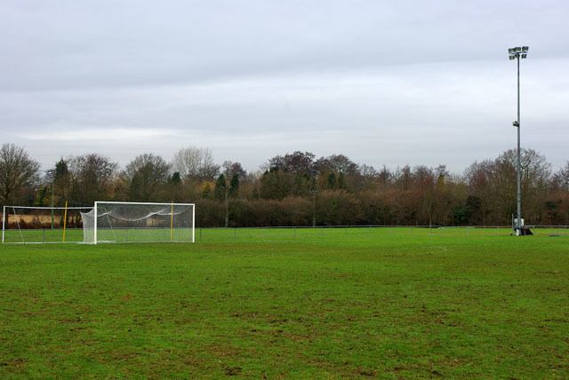 Lingfield F.C. Lingfield FC pitch Robin Webster Geograph Britain and Ireland