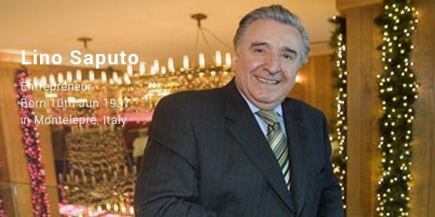 Lino Saputo Lino Saputo Story Bio Facts Networth Family Auto Home