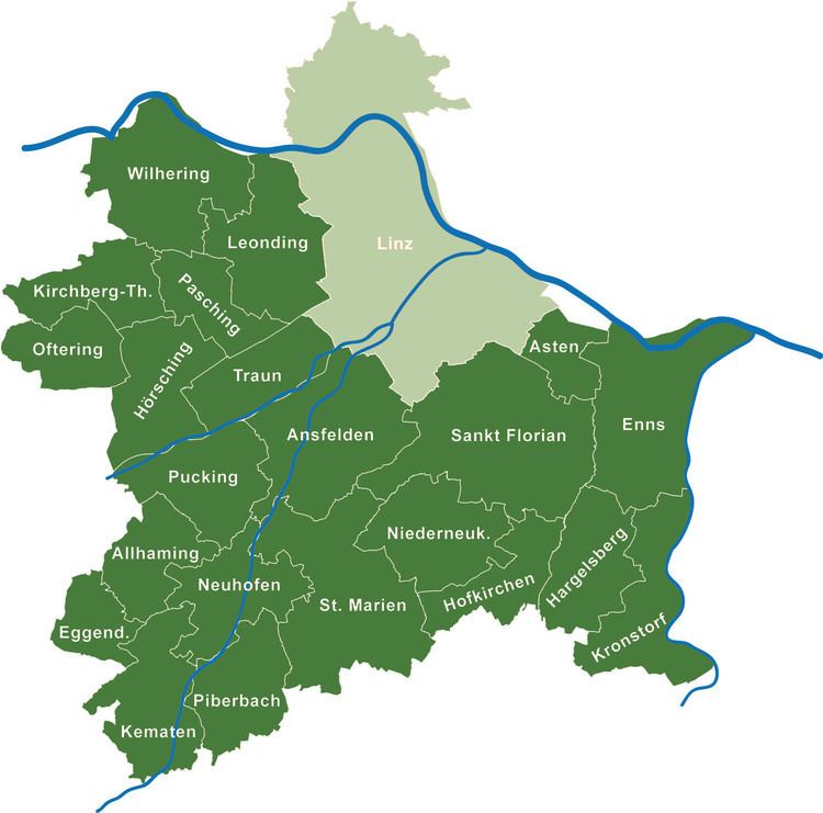 Linz-Land District wwwcreateyourregionatwpcontentuploadskarteL