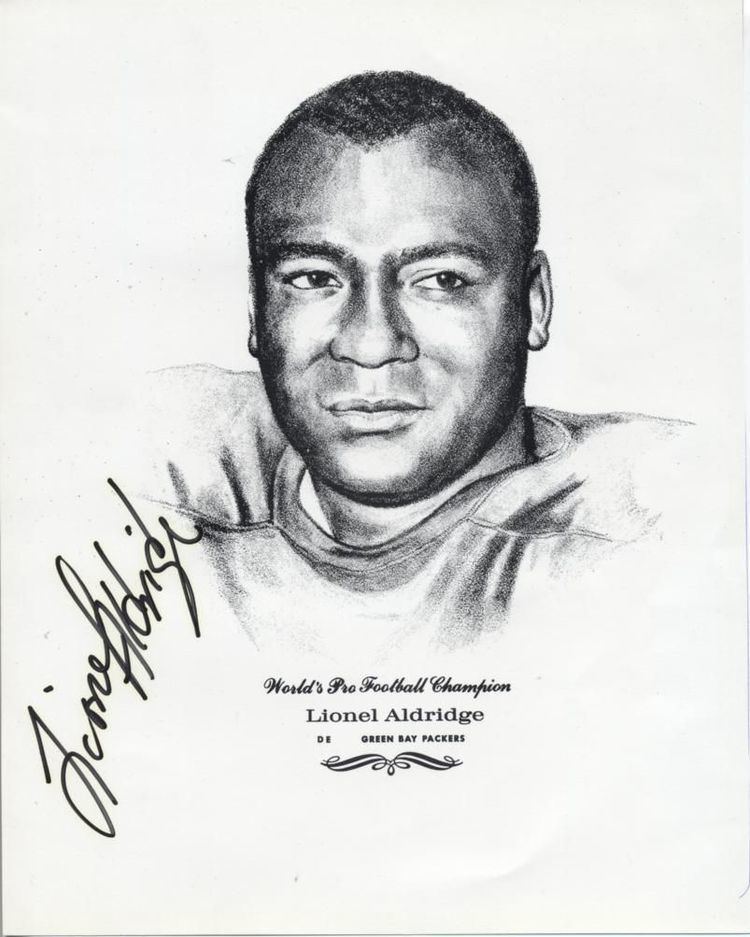 Lionel Aldridge Lot Detail 1960s Lionel Aldridge Green Bay Packers
