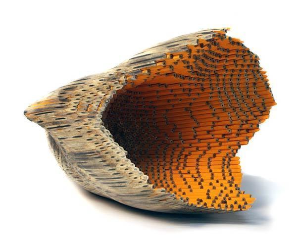 Lionel Bawden Organic The pencils sculptures by Lionel Bawden Ufunknet