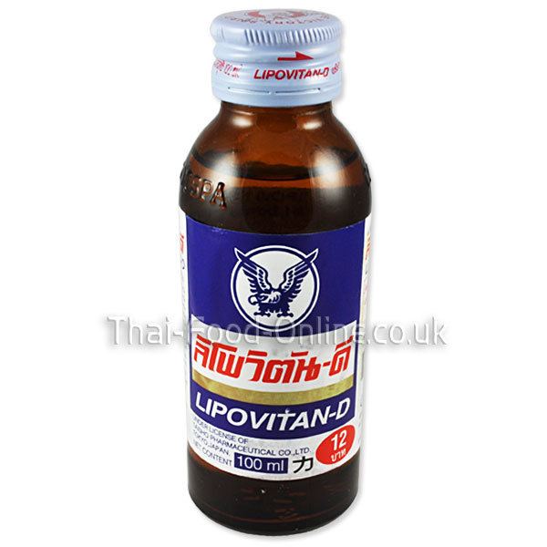 Lipovitan LipovitanD Energy Drink from your authentic Thai supermarket