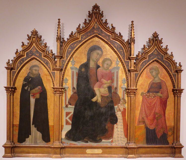 Lippo Vanni FileMadonna Child Enthroned with Donors Sts Dominic Elizabeth
