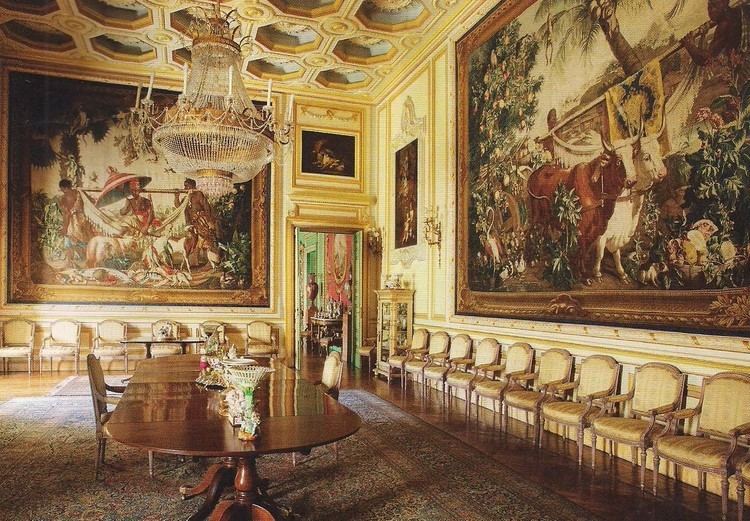 Liria Palace The Dining Room at Liria Palace in Madrid Spain Gobelins