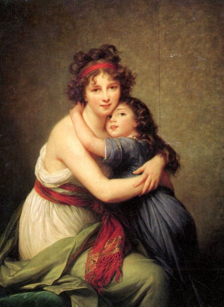 Élisabeth Vigée Le Brun Madame Vigee Lebrun and her daughter Jeanne Lucie Louise 1789