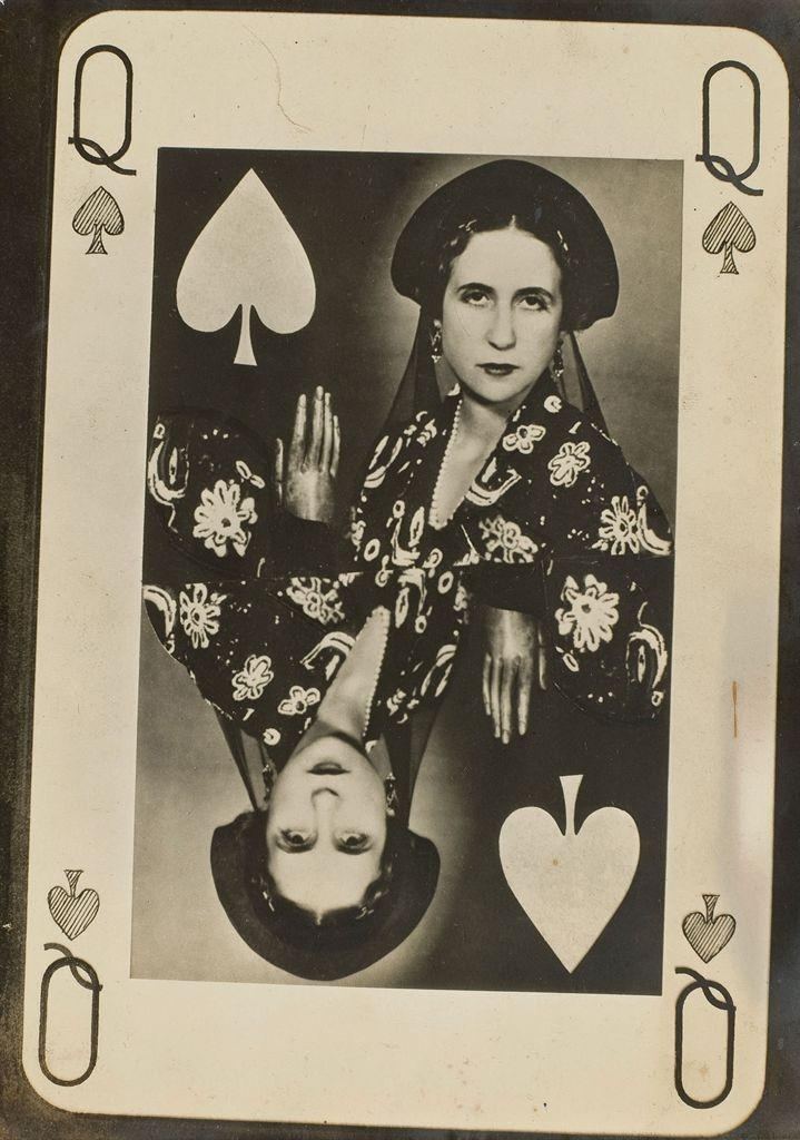 Lise Deharme Man Ray Lise Deharme en Dame de Pique 1931