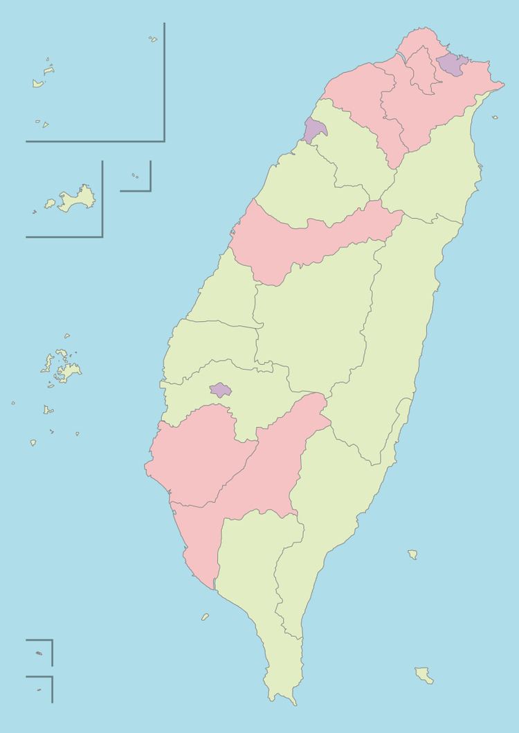 List of administrative divisions of Taiwan