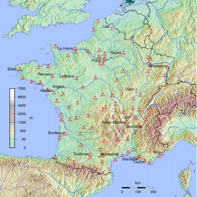 List of airports in France
