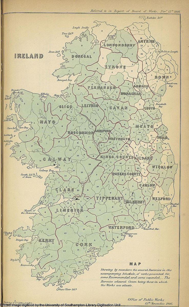 List of baronies of Ireland