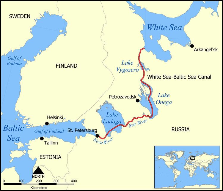 List of canals in Russia