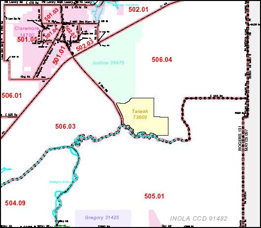 List of census-designated places in Oklahoma