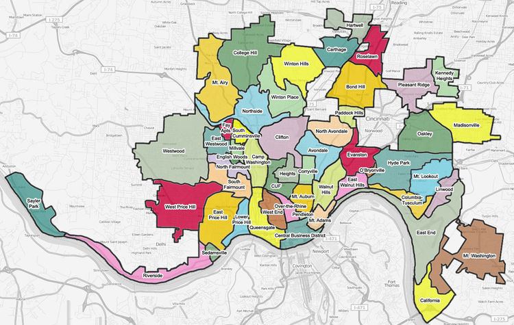 List of Cincinnati neighborhoods