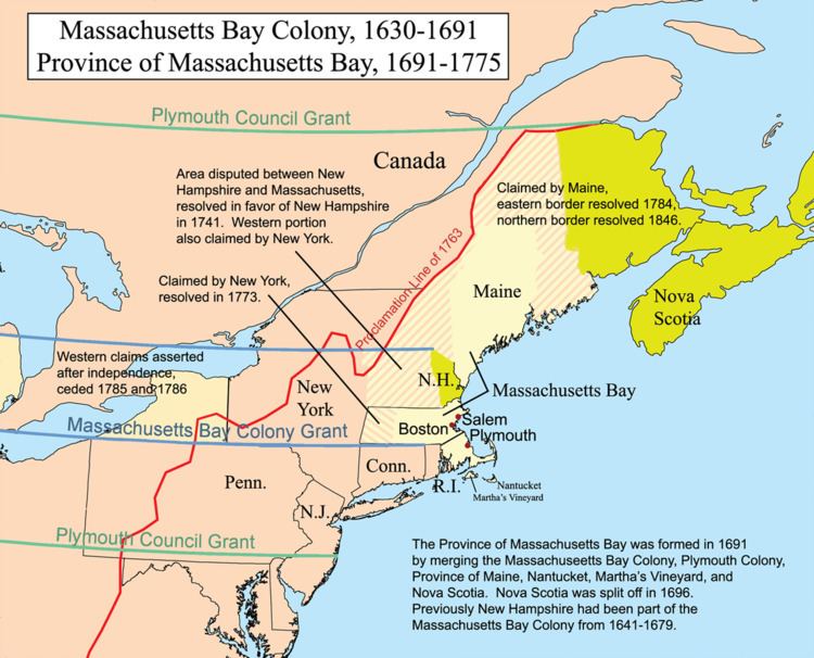 List of colonial governors of Massachusetts