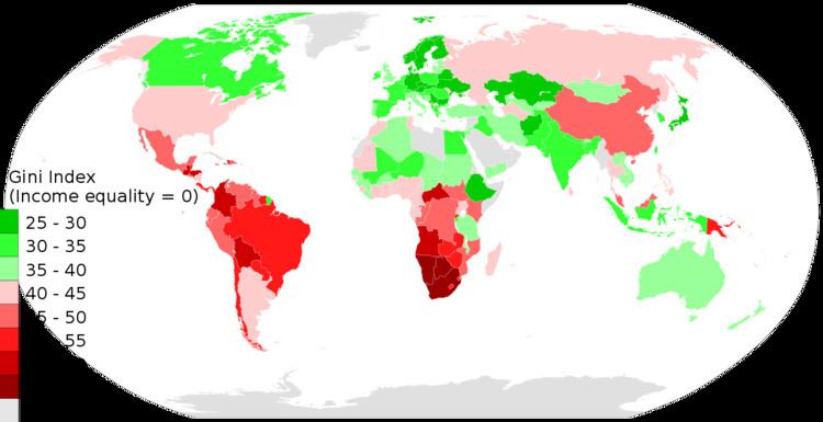 List of countries by income equality