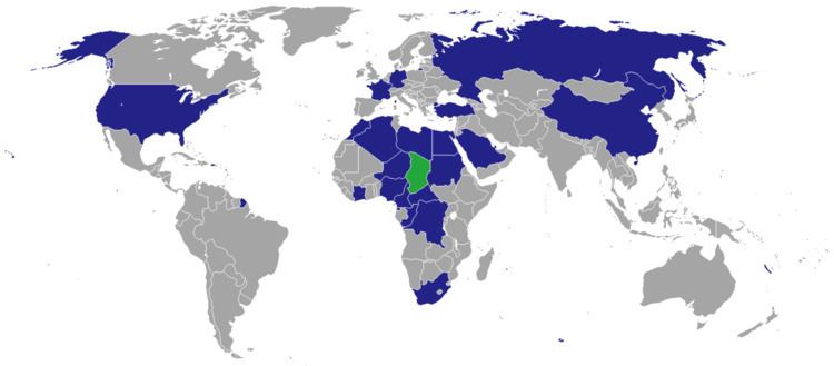 List of diplomatic missions in Chad
