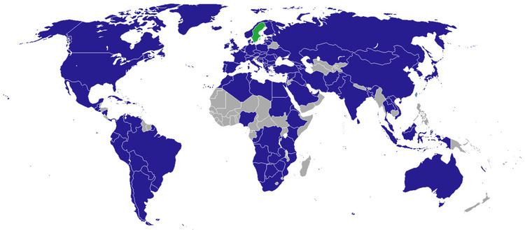 List of diplomatic missions in Sweden