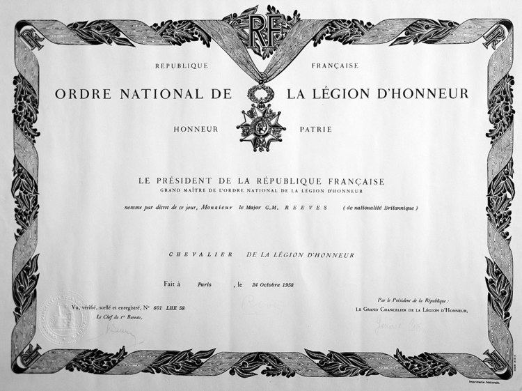 List of foreign recipients of the Légion d'Honneur