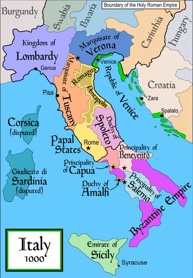 List of historic states of Italy