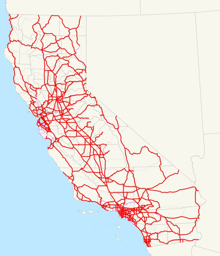 List of Interstate Highways in California