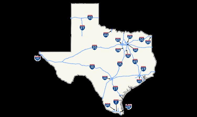 List of Interstate Highways in Texas