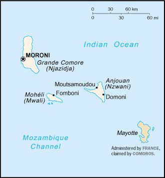 List of islands of the Comoros