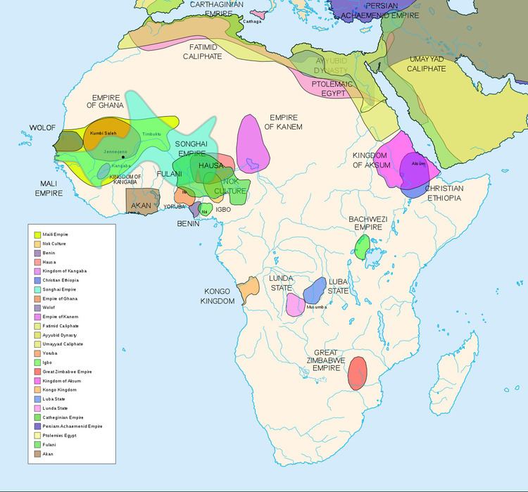 List of kingdoms in pre-colonial Africa