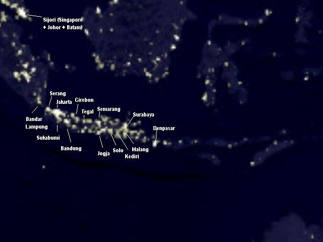 List of metropolitan areas in Indonesia