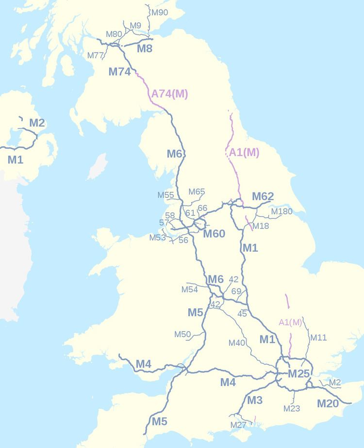 List of motorways in the United Kingdom