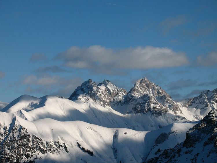 List of mountains of the Allgäu Alps