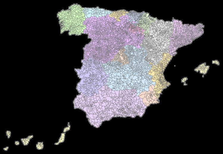 List of municipalities of Spain
