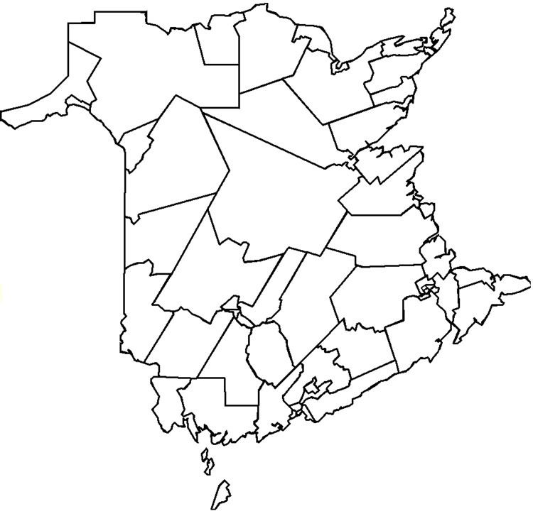 List of New Brunswick provincial electoral districts