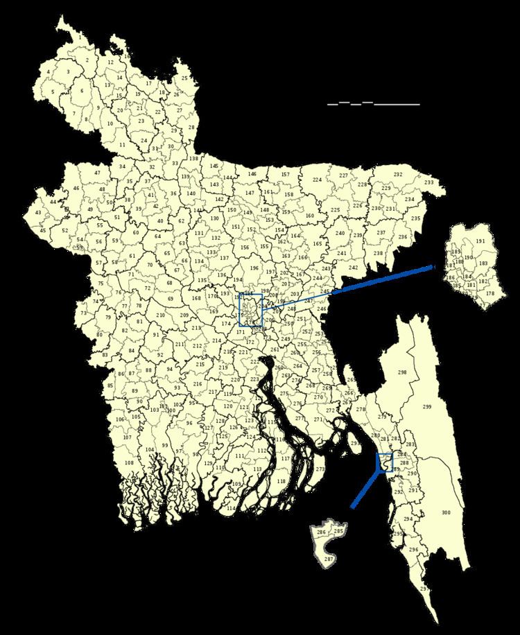 List of Parliamentary constituencies in Bangladesh