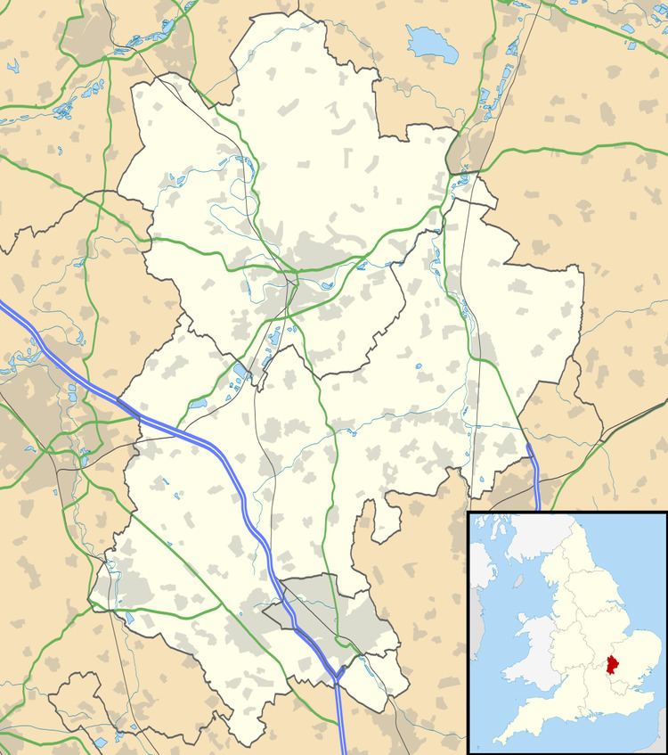 List of places in Bedfordshire