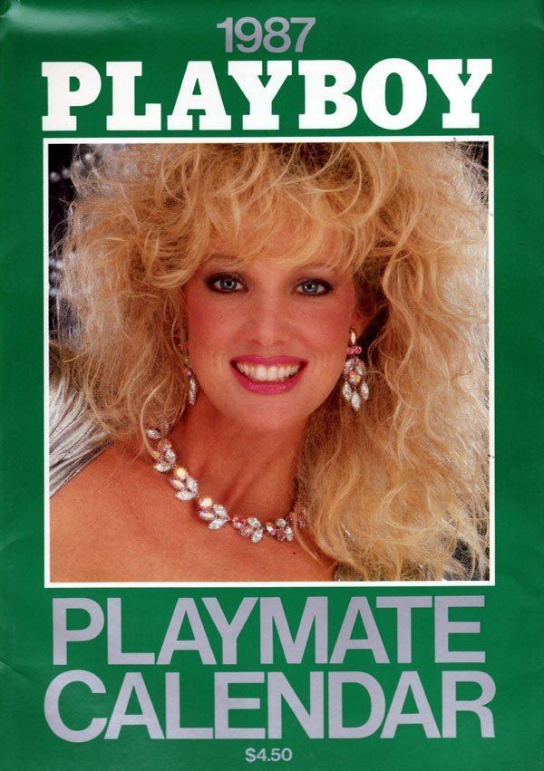 Playboy Playmate Wall Calendar 1987 Magazine Back Issue. Calendar