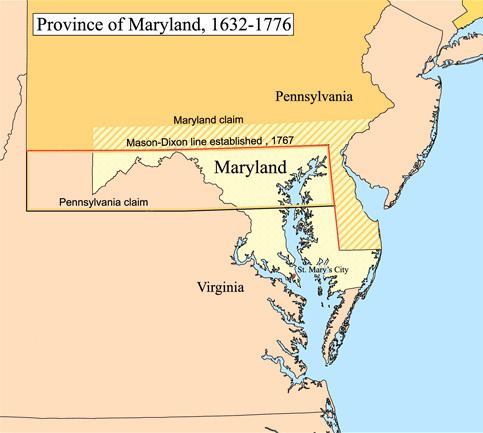 List of Proprietors of Maryland
