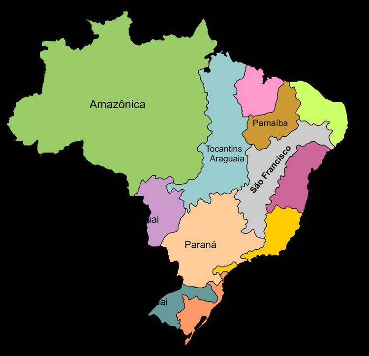 List of rivers of Brazil