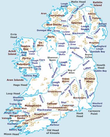List of rivers of Ireland
