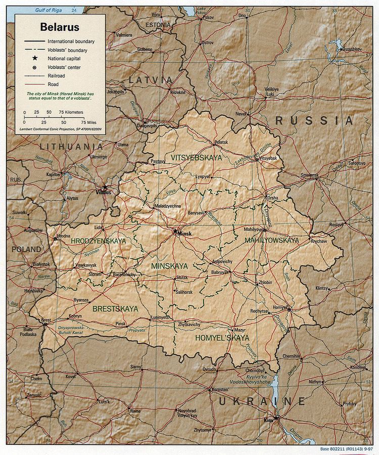 List of twin towns and sister cities in Belarus
