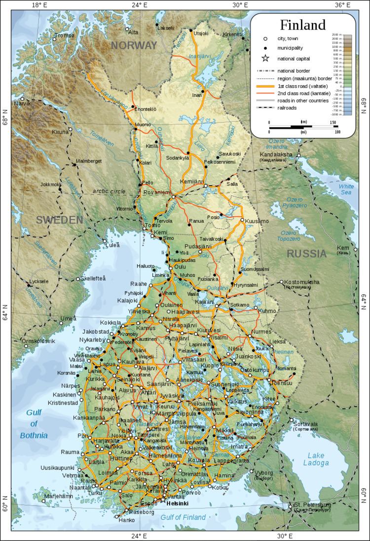 List of twin towns and sister cities in Finland