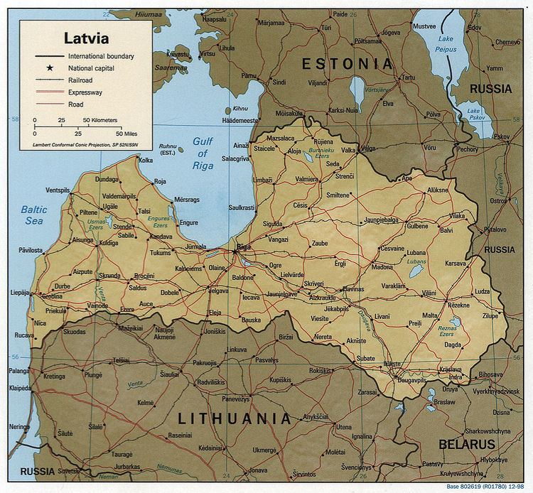 List of twin towns and sister cities in Latvia