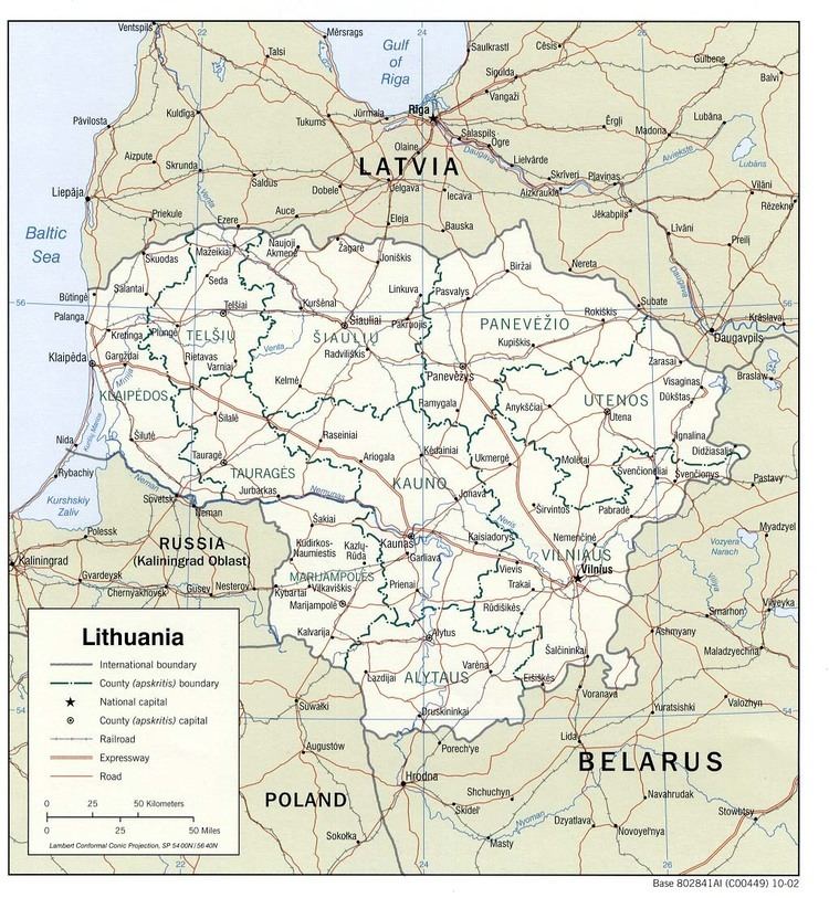 List of twin towns and sister cities in Lithuania