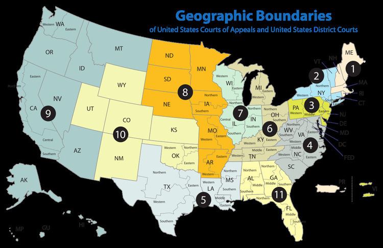 List of United States district and territorial courts